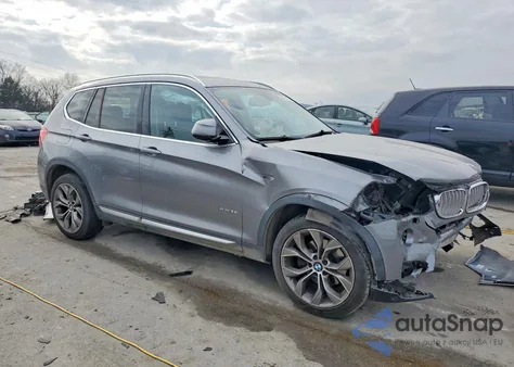 2015 BMW X3 xDrive28I from USA, damaged, VIN 5UXWX9C5XF0D55365